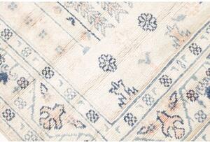 Tappeto Kazak Stilizzato Avorio Blu Corsia 87x301 Cm