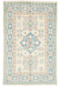 Tappeto Kazak Stilizzato Avorio Azzurro 61x94 Cm