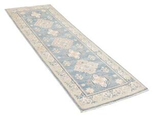 Tappeto Kazak Stilizzato Azzurro Beige Corsia 60x181 Cm