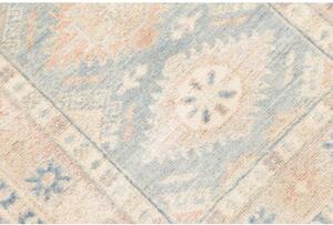 Tappeto Kazak Stilizzato Azzurro Beige Corsia 65x343 Cm