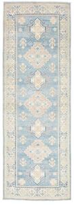 Tappeto Kazak Stilizzato Azzurro Beige Corsia 60x181 Cm