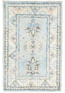 Tappeto Kazak Stilizzato Azzurro Avorio 60x90 Cm