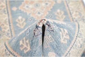 Tappeto Kazak Stilizzato Azzurro Beige Corsia 60x181 Cm