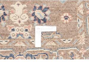 Tappeto Kazak Stilizzato Marrone Tortora Beige Corsia 84x297 Cm