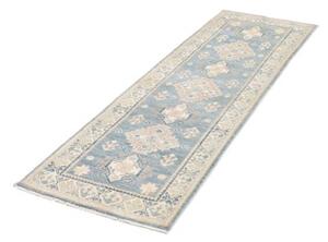 Tappeto Kazak Stilizzato Azzurro Beige Corsia 60x181 Cm