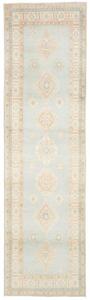 Tappeto Kazak Stilizzato Azzurro Beige Corsia 83x297 Cm