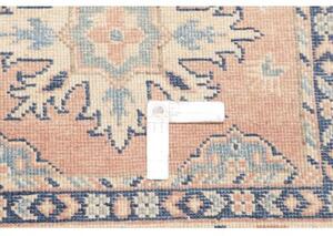 Tappeto Kazak Stilizzato Pesca Blu Corsia 83x290 Cm