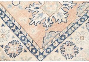 Tappeto Kazak Stilizzato Pesca Blu Corsia 83x290 Cm