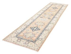 Tappeto Kazak Stilizzato Pesca Blu Corsia 83x290 Cm