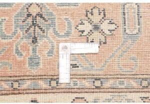 Tappeto Kazak Stilizzato Rosa Cipria Grigio Ardesia Corsia 85x286 Cm