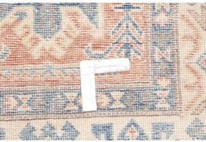 Tappeto Kazak Stilizzato Avorio Blu Corsia 77x373 Cm