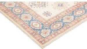 Tappeto Kazak Stilizzato Avorio Azzurro 155x192 Cm