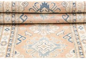 Tappeto Kazak Stilizzato Rosa Antico Blu Corsia 83x298 Cm