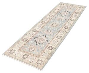 Tappeto Kazak Stilizzato Azzurro Avorio Corsia 62x179 Cm