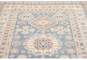 Tappeto Kazak Stilizzato Azzurro Beige 124x183 Cm