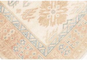 Tappeto Kazak Stilizzato Avorio Beige Corsia 81x276 Cm