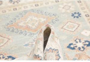 Tappeto Kazak Stilizzato Azzurro Beige 129x179 Cm