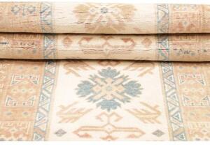 Tappeto Kazak Stilizzato Avorio Beige Corsia 81x276 Cm