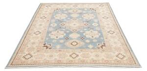 Tappeto Kazak Stilizzato Celeste Beige 158x205 Cm