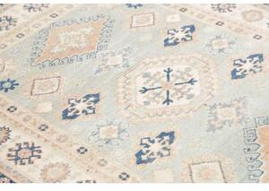 Tappeto Kazak Stilizzato Azzurro Beige 129x179 Cm