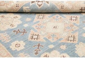 Tappeto Kazak Stilizzato Celeste Beige 158x205 Cm