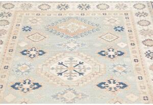 Tappeto Kazak Stilizzato Azzurro Beige 129x179 Cm