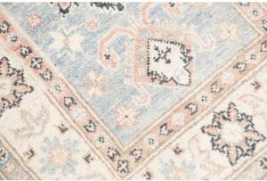 Tappeto Kazak Stilizzato Azzurro Avorio Corsia 62x179 Cm