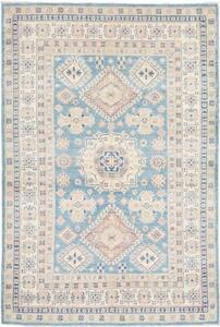 Tappeto Kazak Stilizzato Azzurro Beige 124x183 Cm