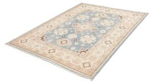 Tappeto Kazak Stilizzato Celeste Beige 158x205 Cm