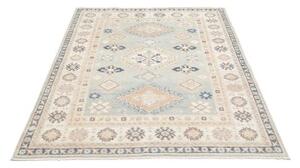 Tappeto Kazak Stilizzato Azzurro Beige 129x179 Cm