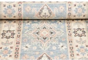 Tappeto Kazak Stilizzato Azzurro Avorio Corsia 62x179 Cm