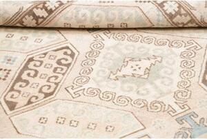 Tappeto Kazak Geometrico Beige Marrone 155x209 Cm