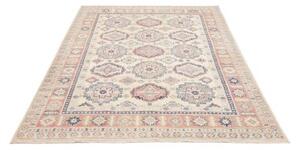 Tappeto Kazak Geometrico Avorio Blu 151x211 Cm