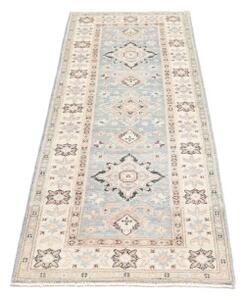 Tappeto Kazak Stilizzato Azzurro Avorio Corsia 62x179 Cm