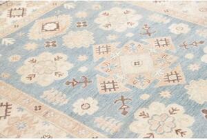 Tappeto Kazak Stilizzato Celeste Beige 158x205 Cm