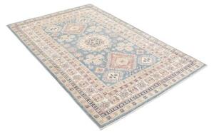 Tappeto Kazak Stilizzato Azzurro Beige 124x183 Cm