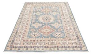 Tappeto Kazak Stilizzato Azzurro Beige 124x183 Cm