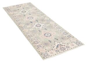 Tappeto Kazak Stilizzato Celeste Blu Corsia 64x180 Cm