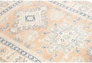 Tappeto Kazak Stilizzato Pesca Azzurro 96x158 Cm