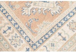 Tappeto Kazak Stilizzato Pesca Azzurro 96x158 Cm