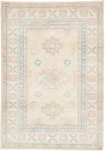 Tappeto Kazak Geometrico Avorio Rosa 104x148 Cm