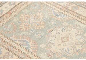Tappeto Kazak Geometrico Verde Salvia Avorio 103x145 Cm