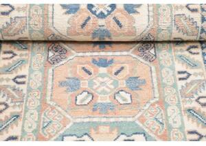 Tappeto Kazak Stilizzato Avorio Azzurro Corsia 61x182 Cm