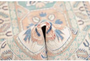 Tappeto Kazak Stilizzato Avorio Azzurro Corsia 61x182 Cm