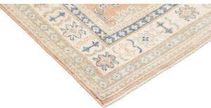 Tappeto Kazak Stilizzato Pesca Azzurro 96x158 Cm