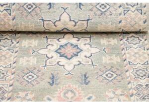 Tappeto Kazak Stilizzato Celeste Blu Corsia 64x180 Cm