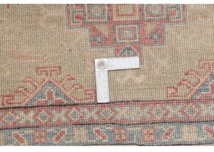 Tappeto Kazak Geometrico Avorio Rosa 104x148 Cm