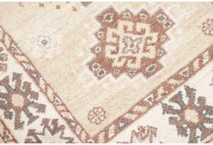 Tappeto Kazak Geometrico Beve Marrone Chiaro Corsia 64x180 Cm