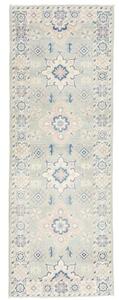 Tappeto Kazak Stilizzato Celeste Blu Corsia 64x180 Cm
