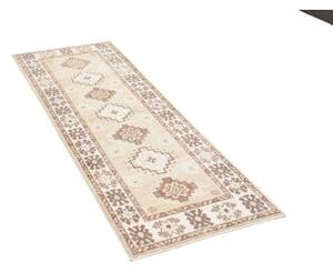 Tappeto Kazak Geometrico Beve Marrone Chiaro Corsia 64x180 Cm